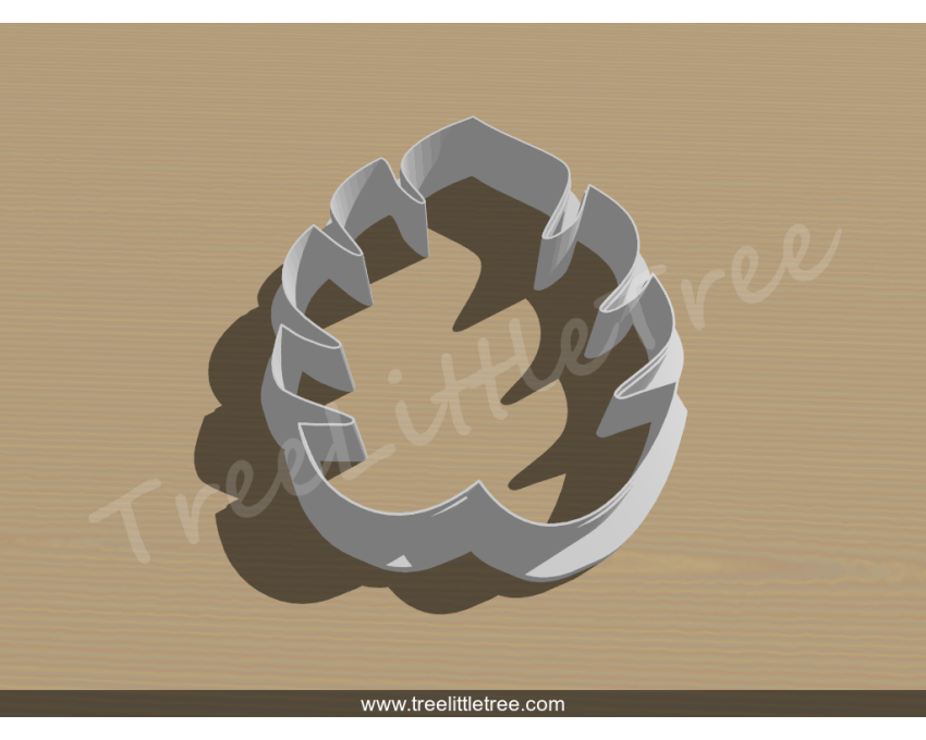 Leaf Style 4 Cookie Cutter.Unique Cookie Cutter