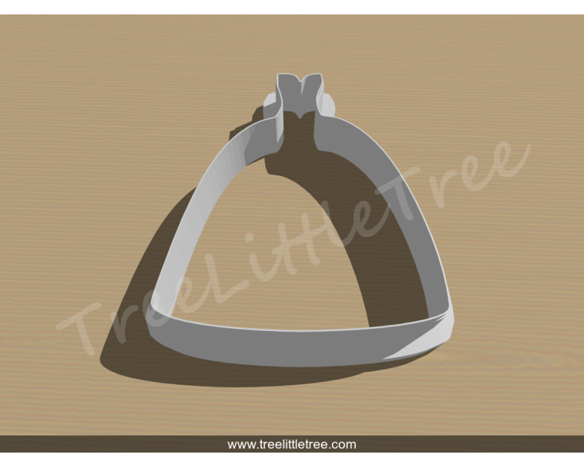 Wedding Dress Style 4 Cookie Cutter. Wedding Cookie Cutter