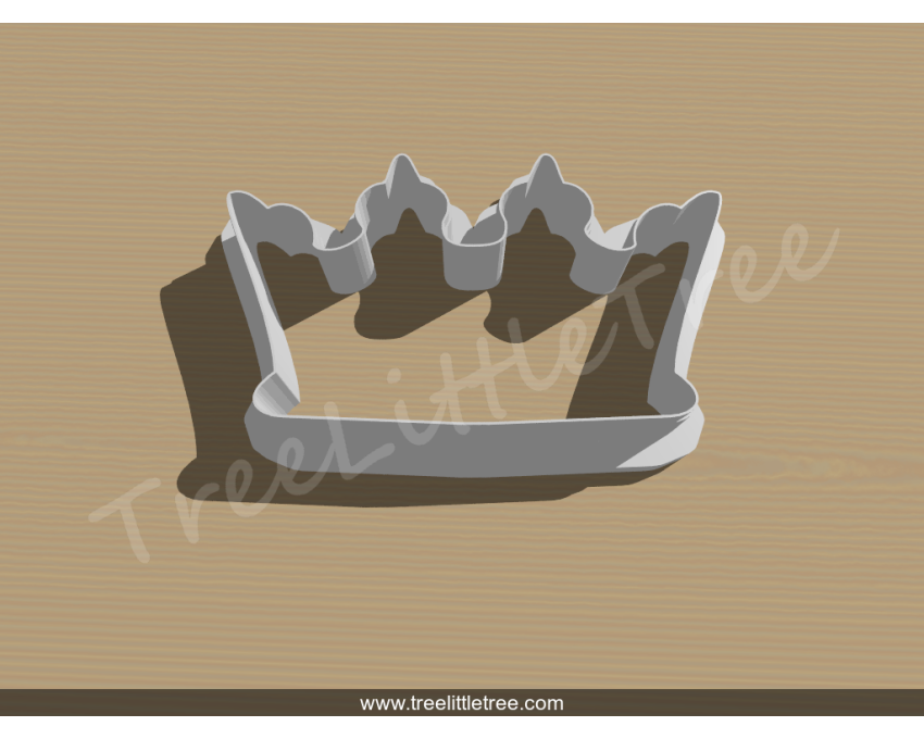 Golden Crown Cookie Cutter. Baby Shower Cookie Cutter