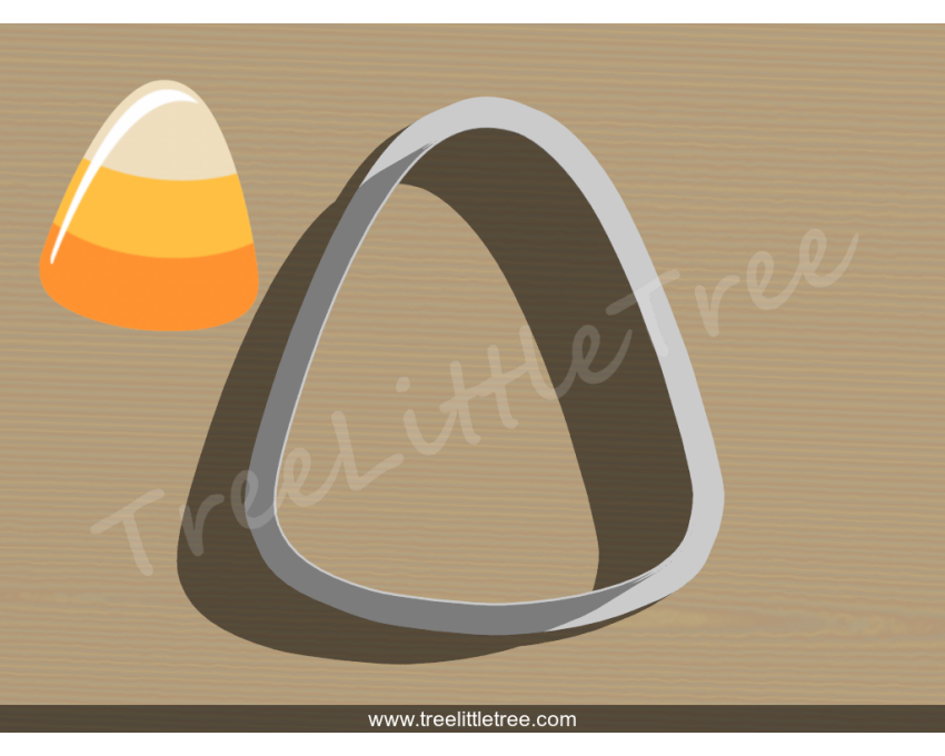 Candy Corn Cookie Cutter. Halloween Cookie Cutter. 