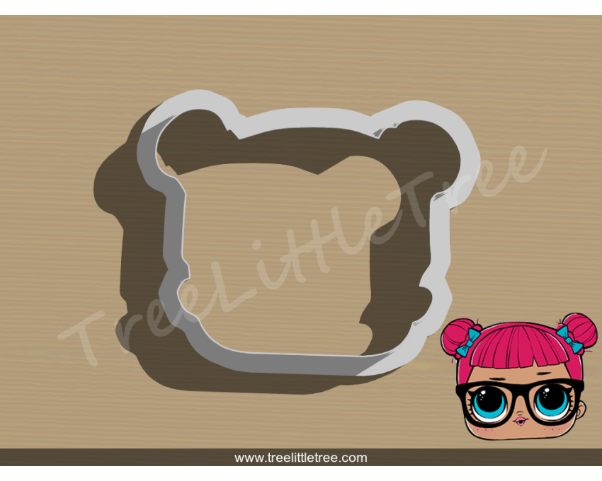 Teacher's Pet Cookie Cutter. LOL Dolls Cookie Cutter