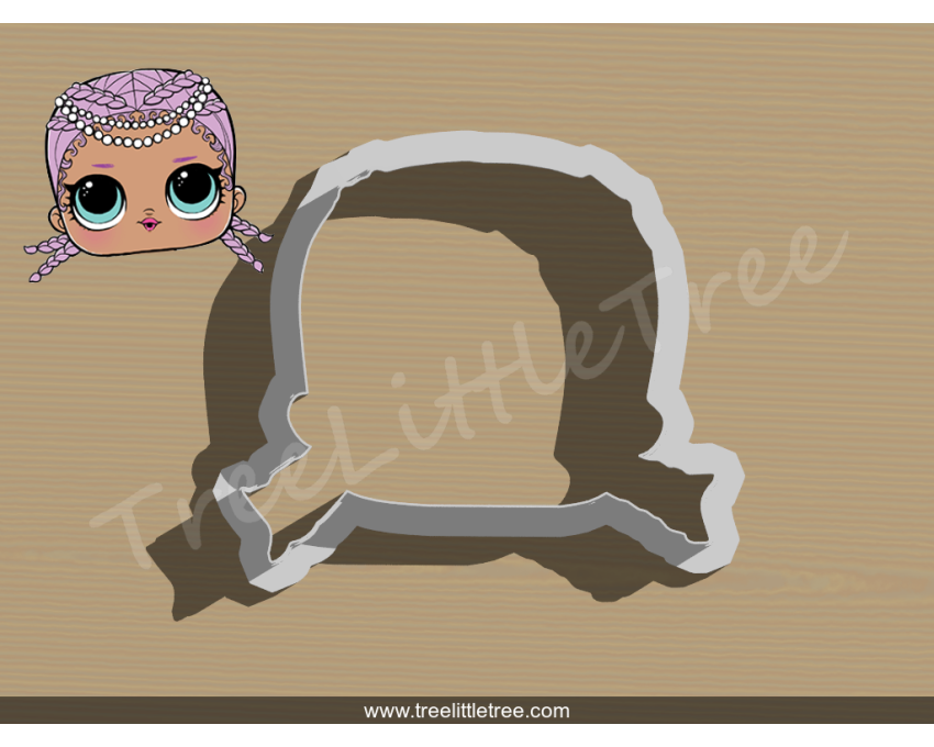 Merbaby Cookie Cutter. LOL Dolls Cookie Cutter