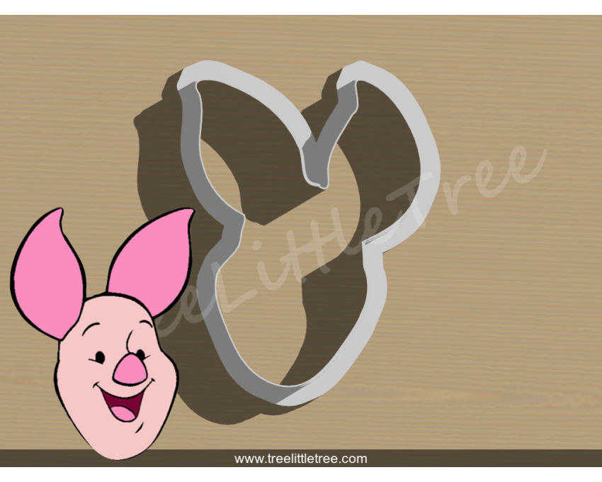 Winnie Pooh Piglet Cookie Cutter. Disney Cookie Cutter. Cartoon Cookie Cutter