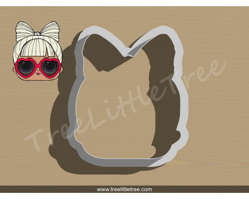 SPF. Q.T. Cookie Cutter. LOL Dolls Cookie Cutter