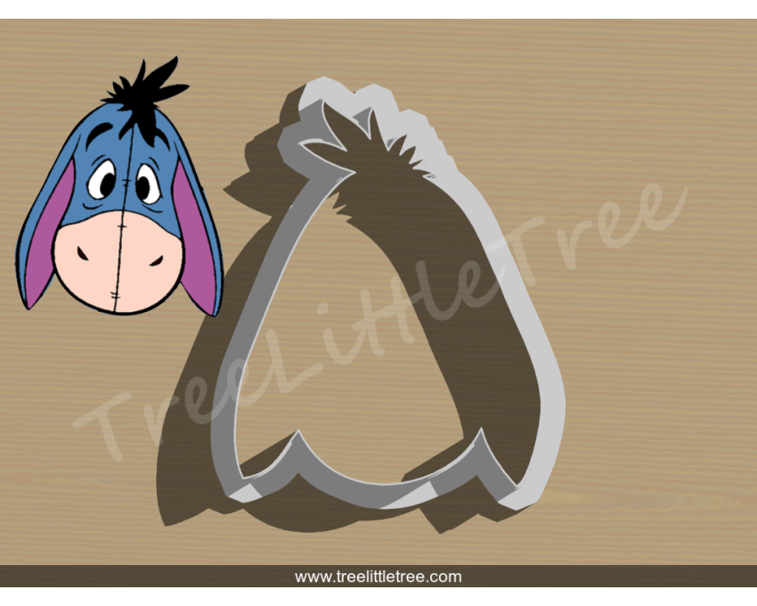 Winnie Pooh Eeyore Cookie Cutter. Disney Cookie Cutter. Cartoon Cookie Cutter
