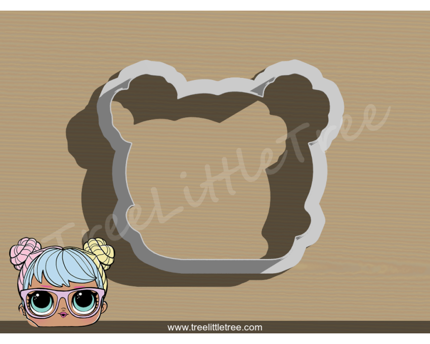 Bon Bon Cookie Cutter. LOL Dolls Cookie Cutter