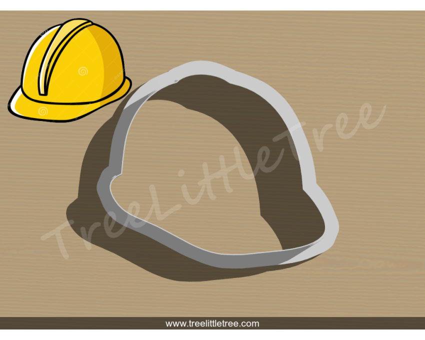 Construction Hat Cookie Cutter. Construction Cookie Cutter
