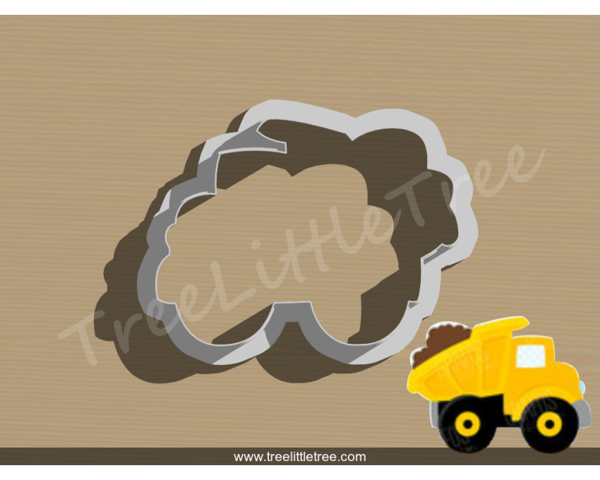 Construction Truck Cookie Cutter. Car Cookie Cutter