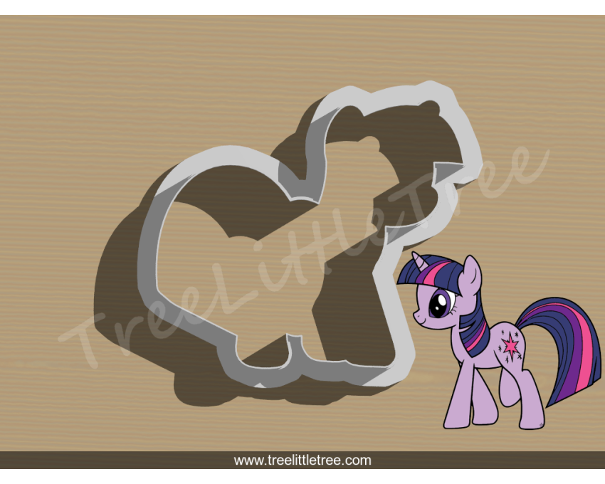 Twilight Cookie Cutter. My Little Pony Cookie Cutter.  Cartoon Cookie Cutter