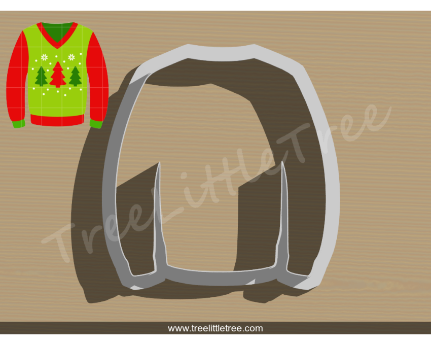 Christmas Sweater Cookie Cutter. Christmas Cookie Cutter.