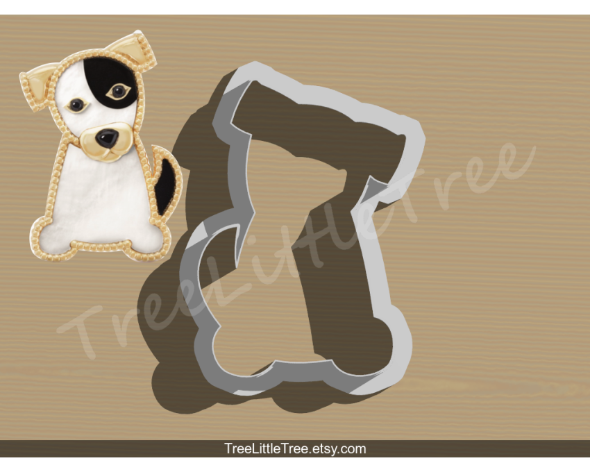 VanCleef and Arples Dog Cookie Cutter. Pet Cookie Cutter