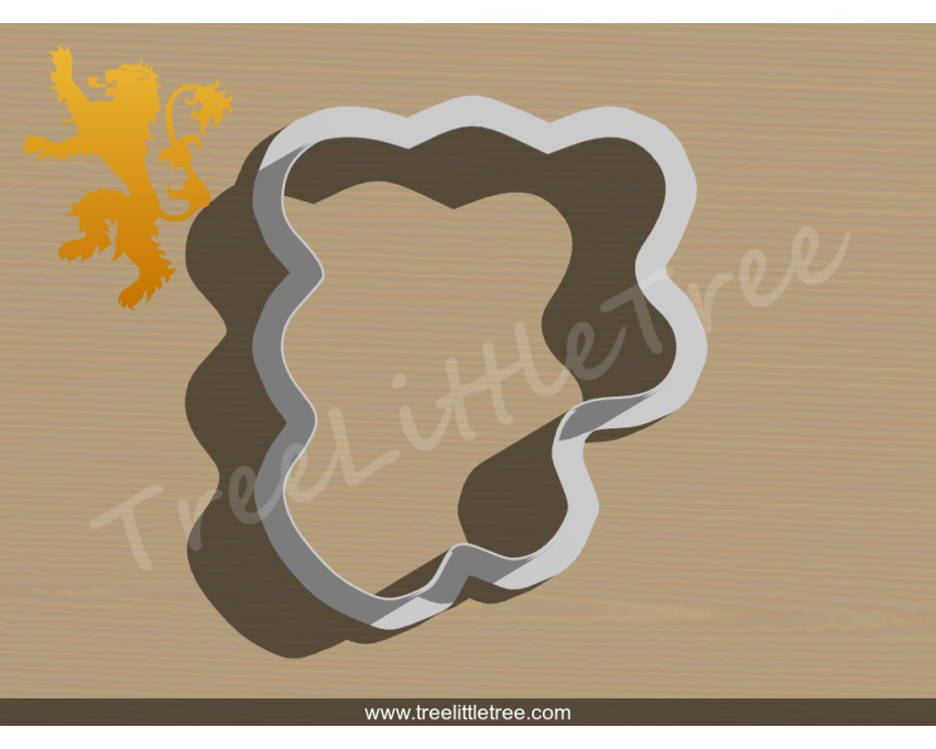 House of Lannister Symbol Cookie Cutter. Game of Throne Cookie Cutter. Movie Cookie Cutter