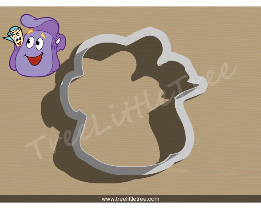 Dora Backpack Cookie Cutter. Cartoon Cookie Cutter. Dora the Explorer Cookie Cutter