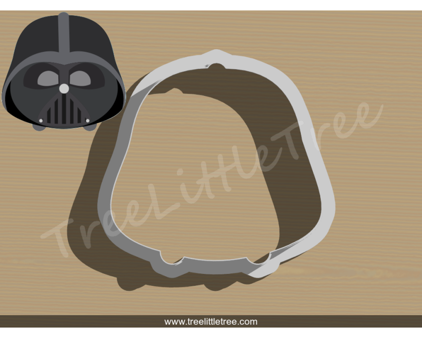 Tsum Tsum Darth Vader Cookie Cutter. Star Wars Cookie Cutter