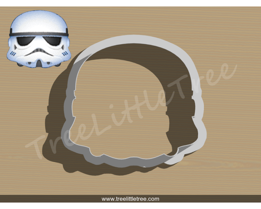 Tsum Tsum Storm Trooper Cookie Cutter. Star Wars Cookie Cutter