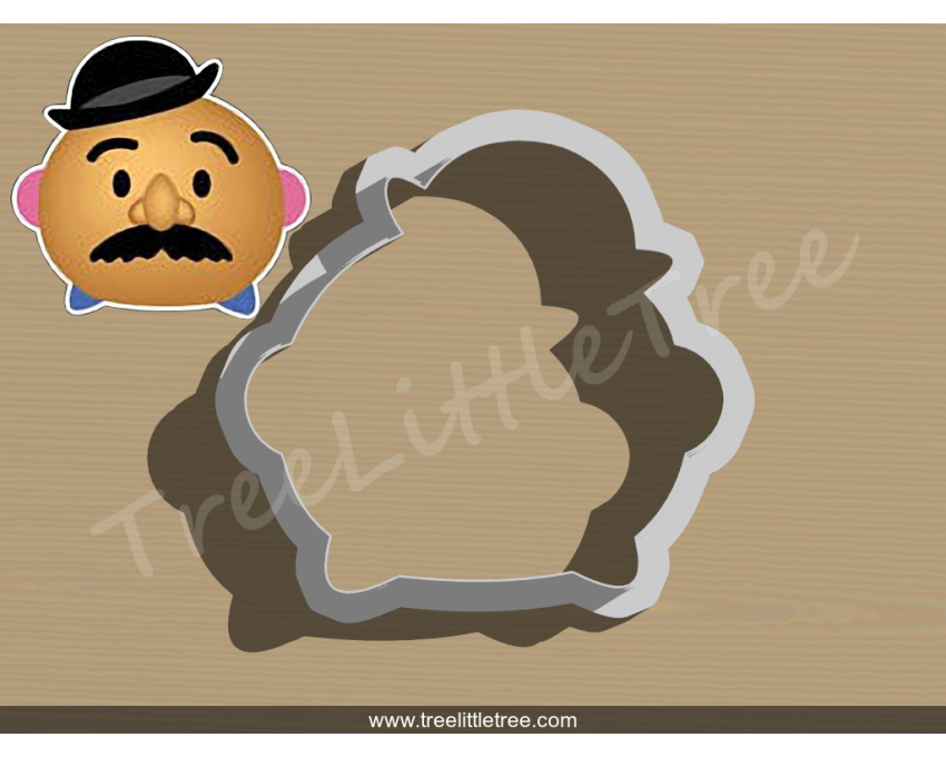 Toy Story Mr. Potato Cutter. Disney cookie cutter. Cartoon Cookie Cutter