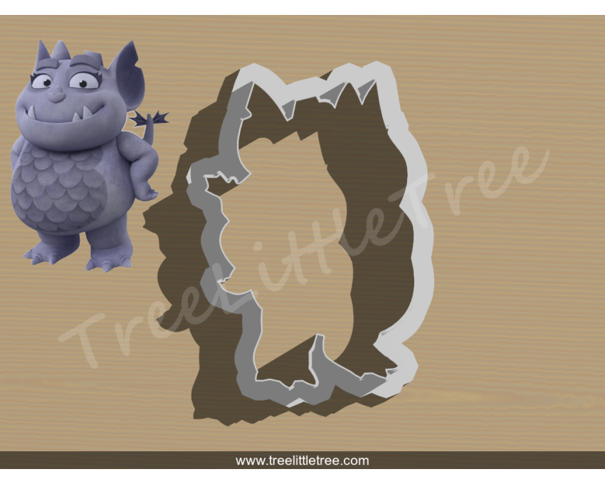 Gregoria Cutter. Disney cookie cutter. Vampirina Cookie Cutter