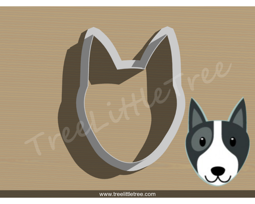 Bull Terrier Dog Cookie Cutter. Pet Cookie Cutter