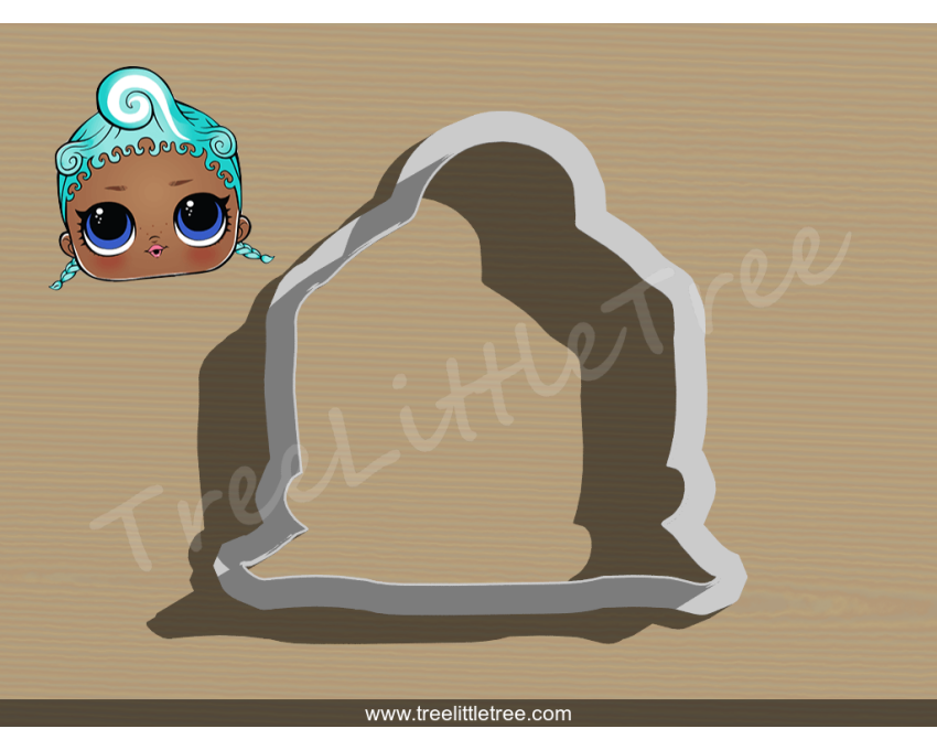Precious Cookie Cutter. LOL Dolls Cookie Cutter