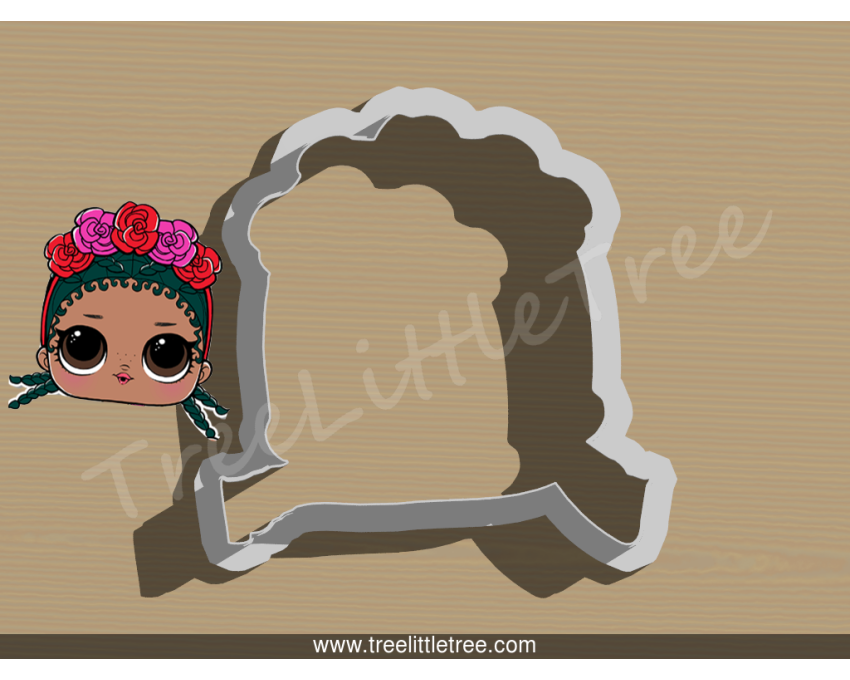 Coconut Qt Cookie Cutter. LOL Dolls Cookie Cutter
