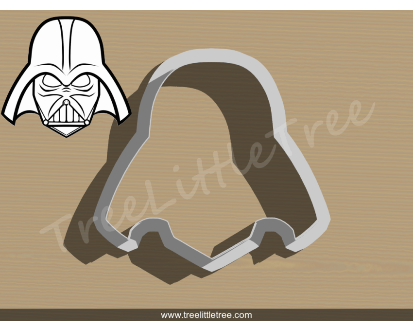 Darth Vader Cookie Cutter. Star Wars Cookie Cutter