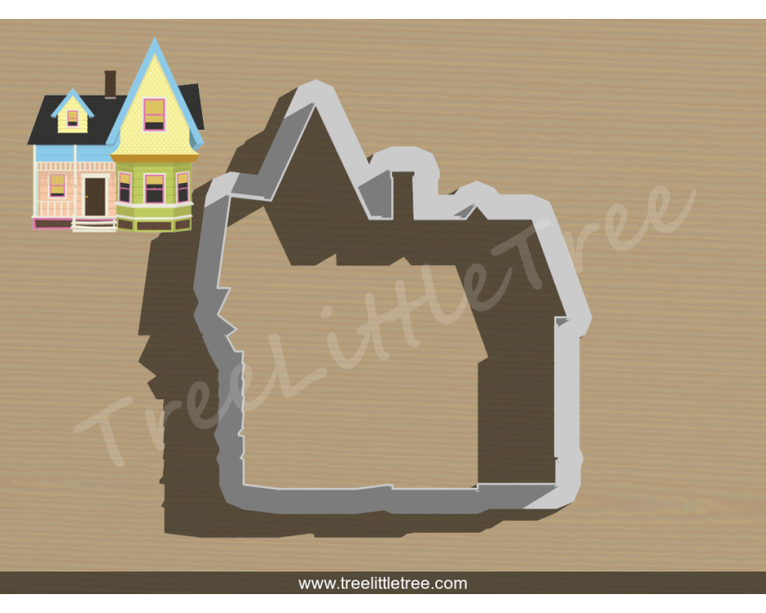 Up House Cookie Cutter. Movie Cookie Cutter