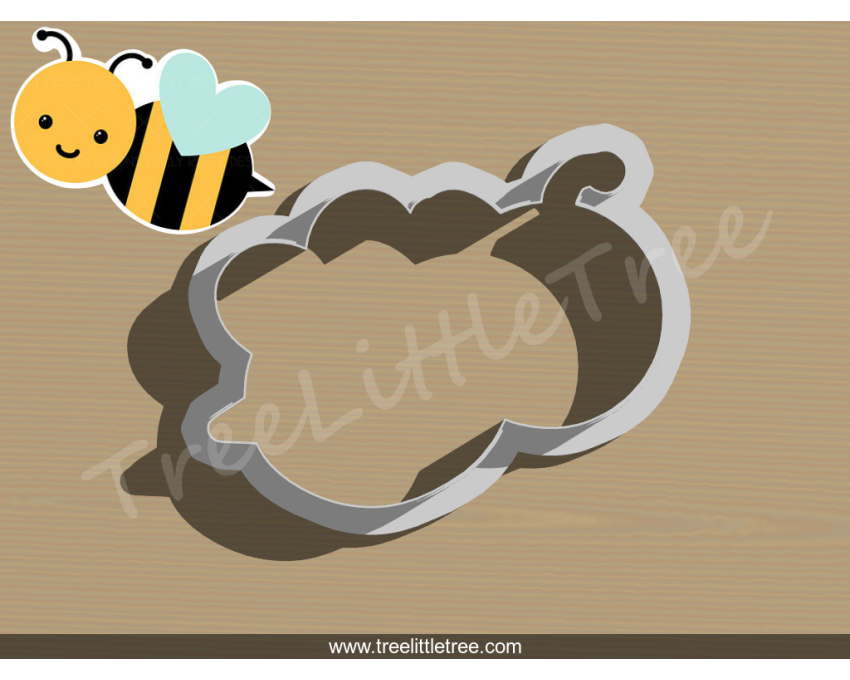 Bumble Bee Cookie Cutter. Animal Cookie Cutter