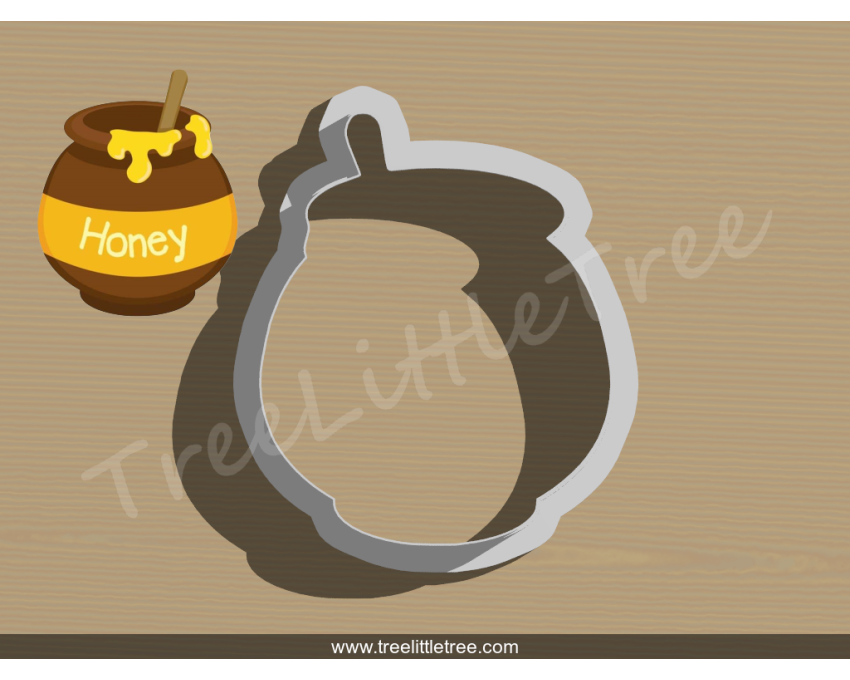 Honey Pot Cookie Cutter. Unique Cookie Cutter