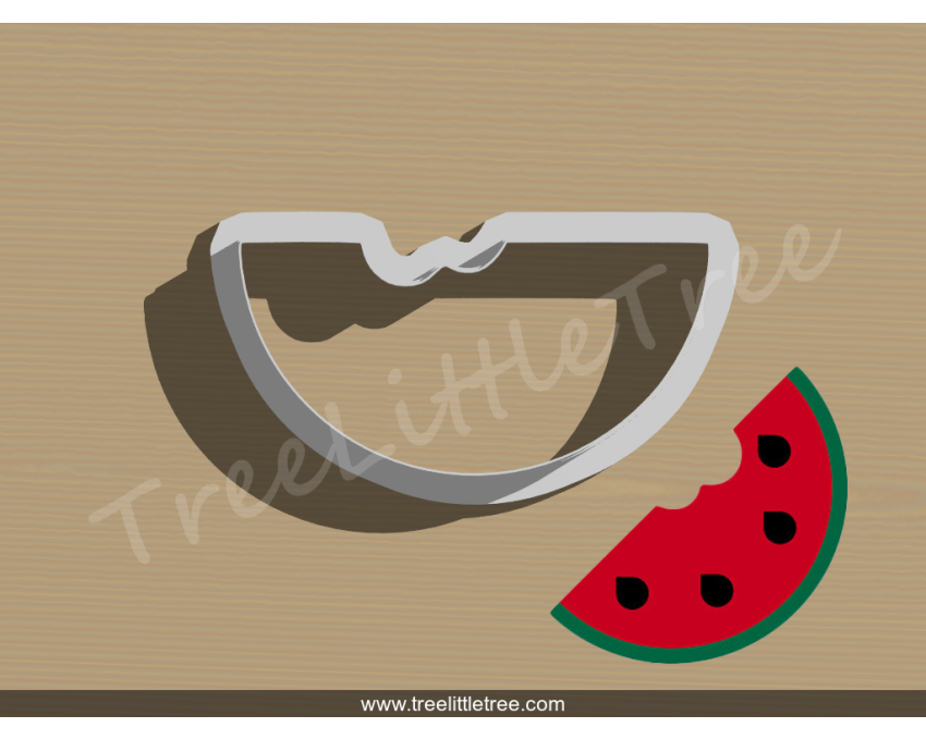 Watermelon Slice Cookie Cutter. Fruit Cookie Cutter