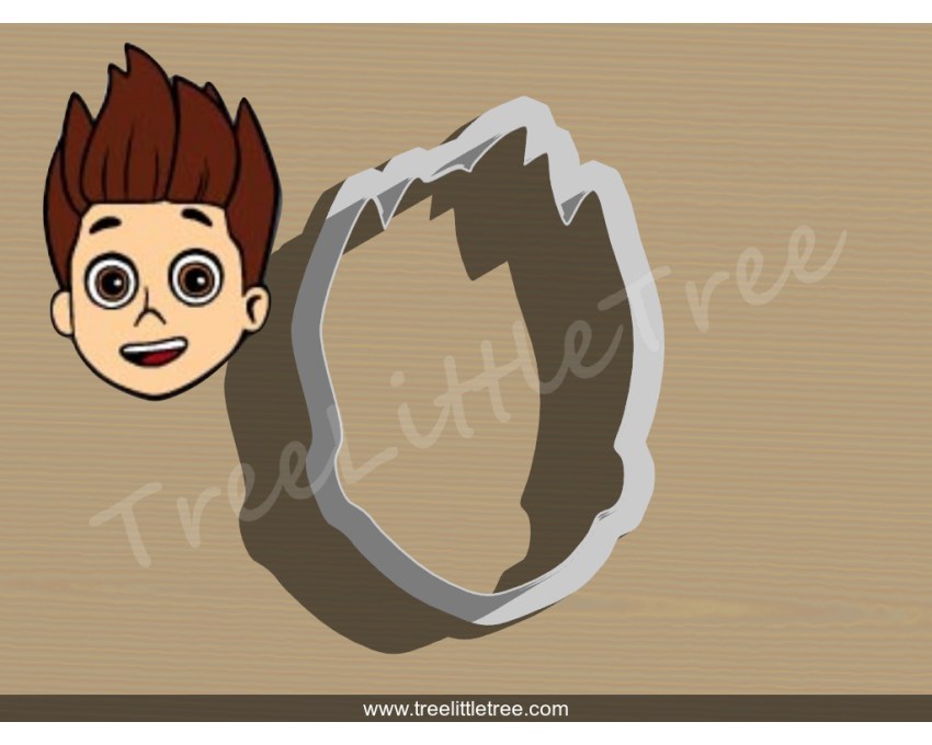 Ryder Cookie Cutter. Cartoon Cookie Cutter. PAW Patrol Cookie Cutter
