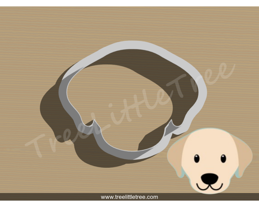 Golden Retriever Puppy Cookie Cutter. Pet Cookie Cutter