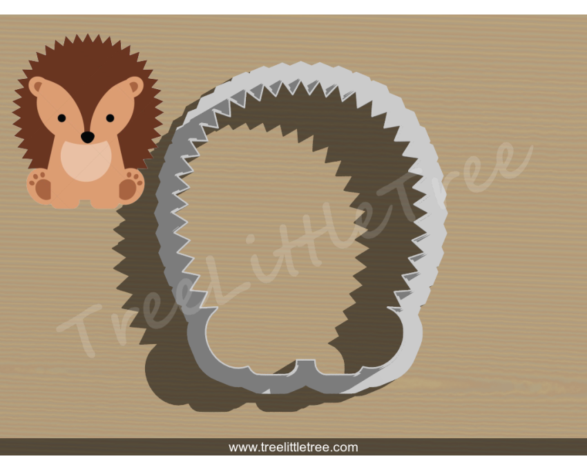 Baby Hedgehog Cookie Cutter. Baby Shower Cookie Cutter. Jungle Baby  Cookie Cutter