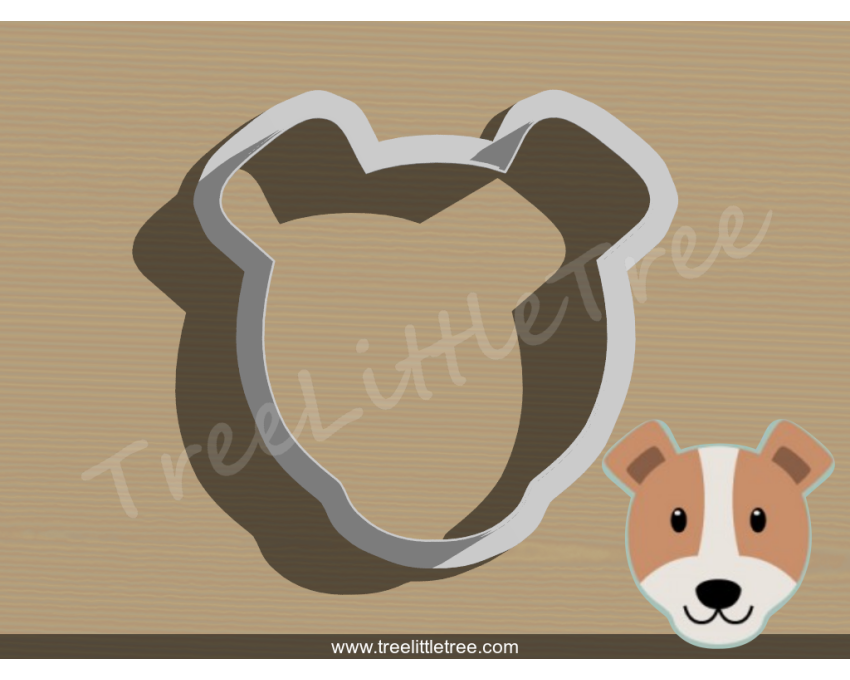 Dog Head Cookie Cutter. Pet Cookie Cutter