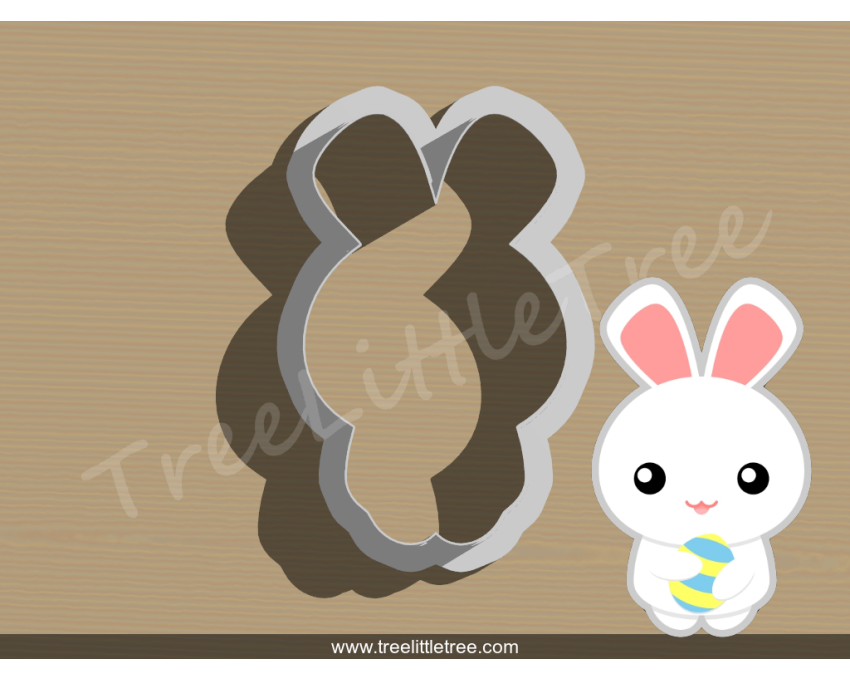 Cute Bunny Cookie Cutter. Easter Cookie Cutter