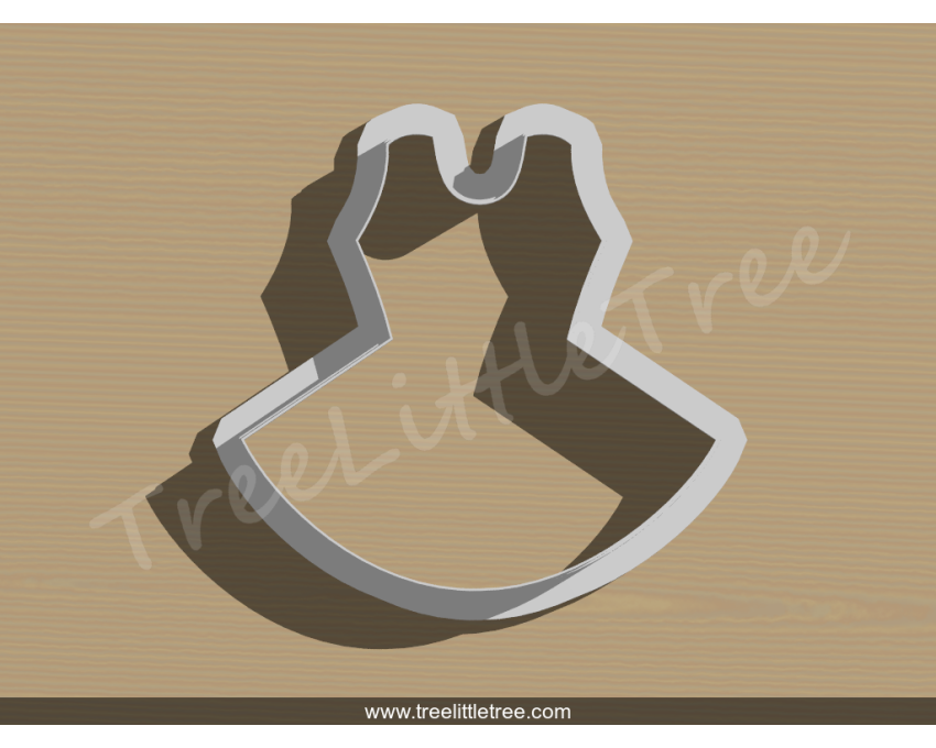 Ballet Tutu Cookie Cutter. Baby Shower Cookie Cutter