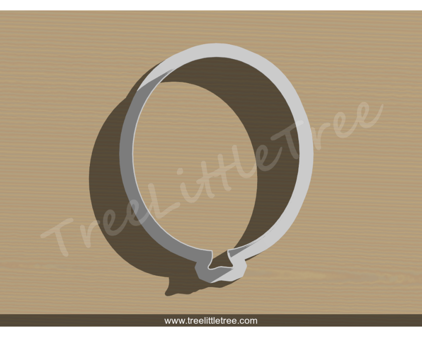 Single Balloon Cookie Cutter. Unique Cookie Cutter