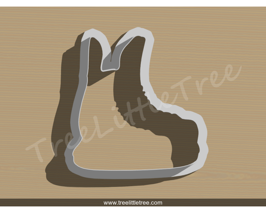 Hockey Skate Cookie Cutter. Hockey Cookie Cutter. Sports Cookie Cutter