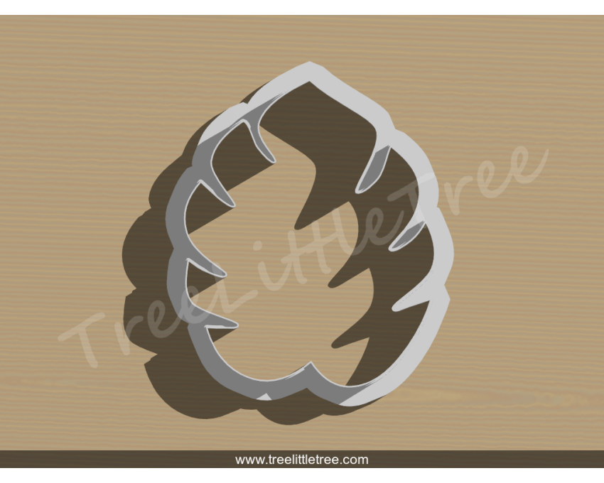 Leaf Style 4 Cookie Cutter.Unique Cookie Cutter