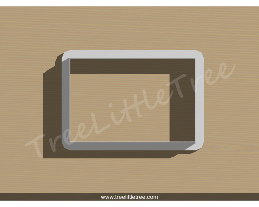 Rectangle Cookie Cutter. Shapes Cookie Cutter