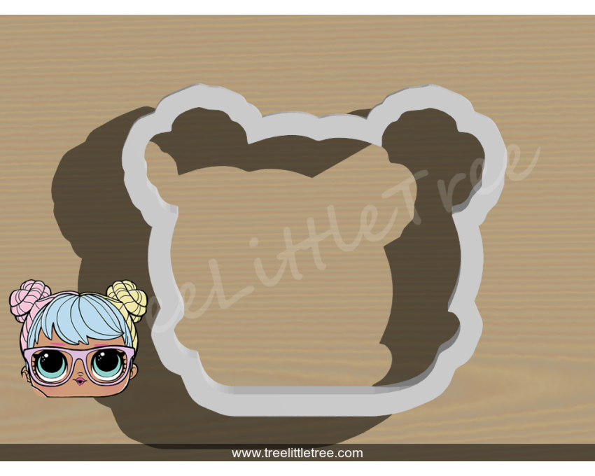 Bon Bon Cookie Cutter. LOL Dolls Cookie Cutter