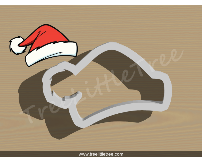 Christmas Santa Hat Cookie Cutter. Christmas Cookie Cutter. 