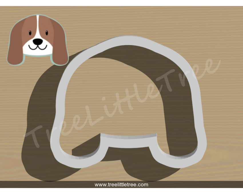 Beagle Dog Cookie Cutter. Pet Cookie Cutter