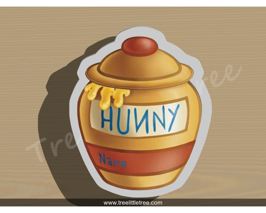 Hunny Pot Cookie Cutter. Winnie the Pooh Cookie Cutter. Cartoon Cookie Cutter