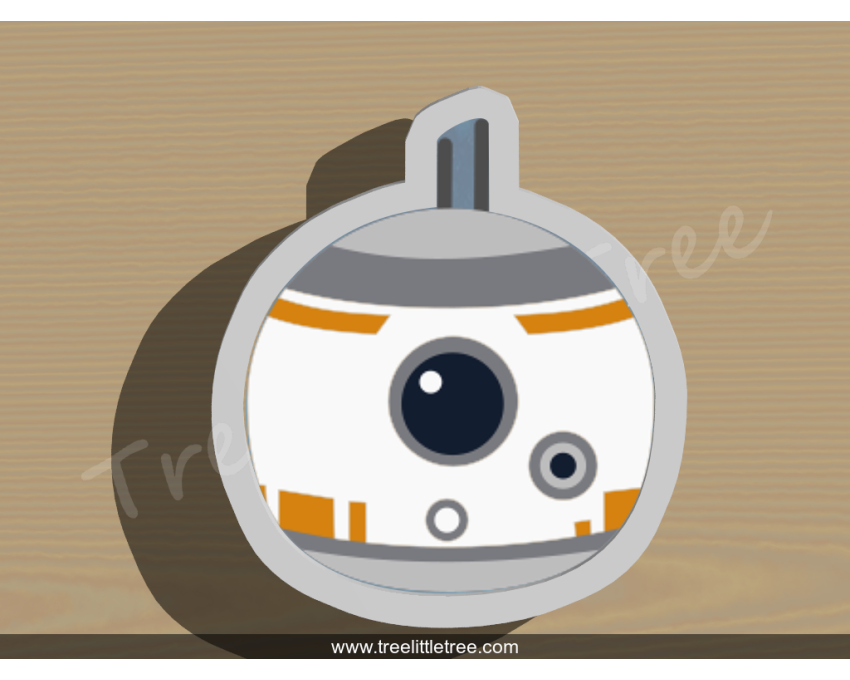 Tsum Tsum BB-8 Cookie Cutter. Star Wars Cookie Cutter