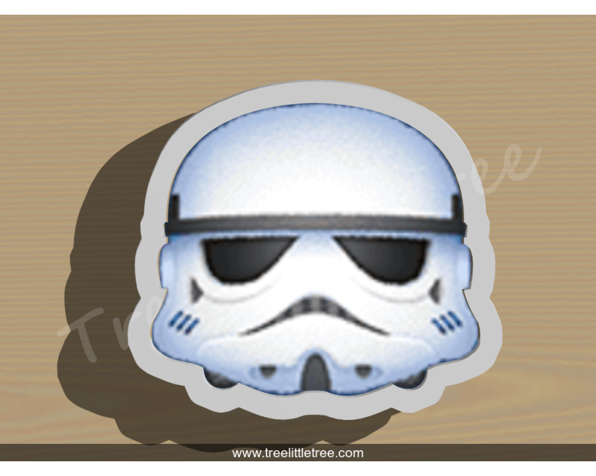 Tsum Tsum Storm Trooper Cookie Cutter. Star Wars Cookie Cutter