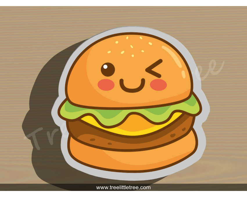 Hamburger Cookie Cutter. Summer Season Cookie Cutter. Burger Cookie Cutter