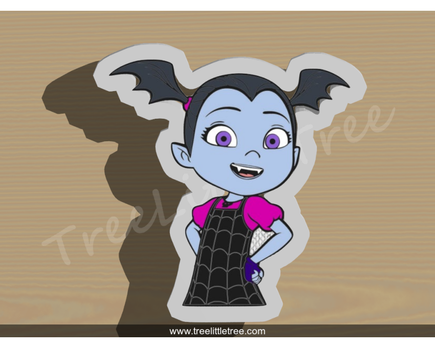 Vampirina Cookie Cutter. Disney cookie cutter. CartoonCookie Cutter