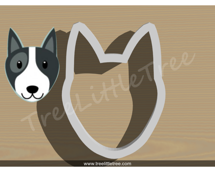 Bull Terrier Dog Cookie Cutter. Pet Cookie Cutter