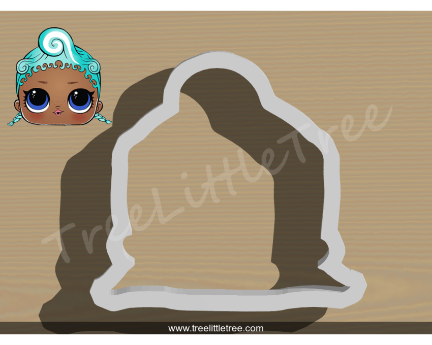 Precious Cookie Cutter. LOL Dolls Cookie Cutter