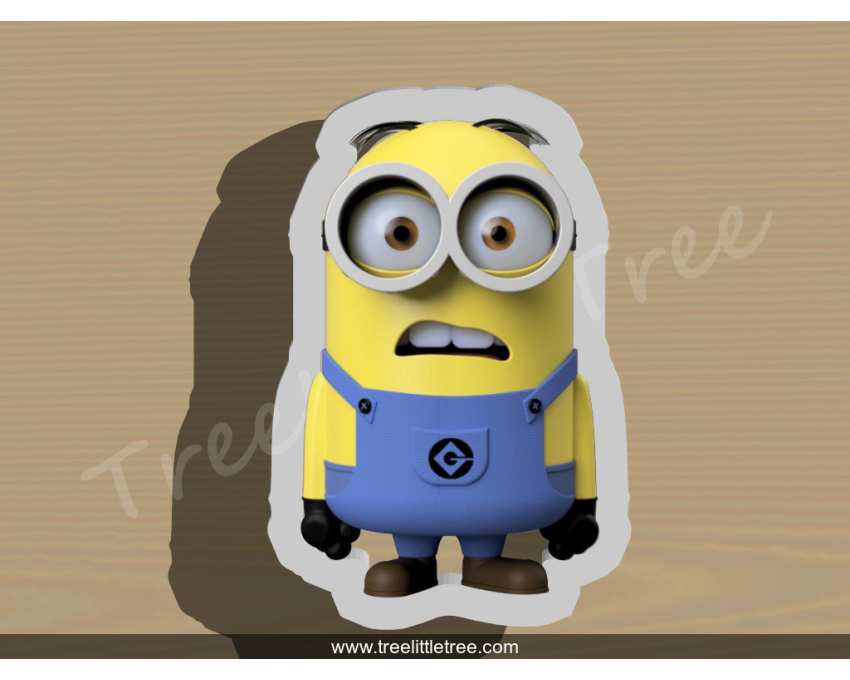 Dave the Minion Cookie Cutter.Cartoon Cookie Cutter